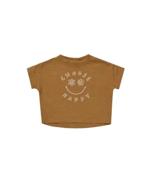 Boxy Tee -Choose Happy