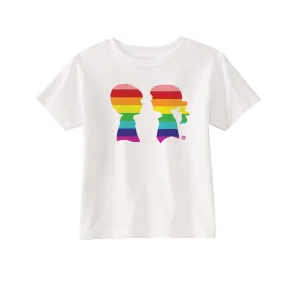 BOY MEETS GIRL® White Pride Toddler Tee