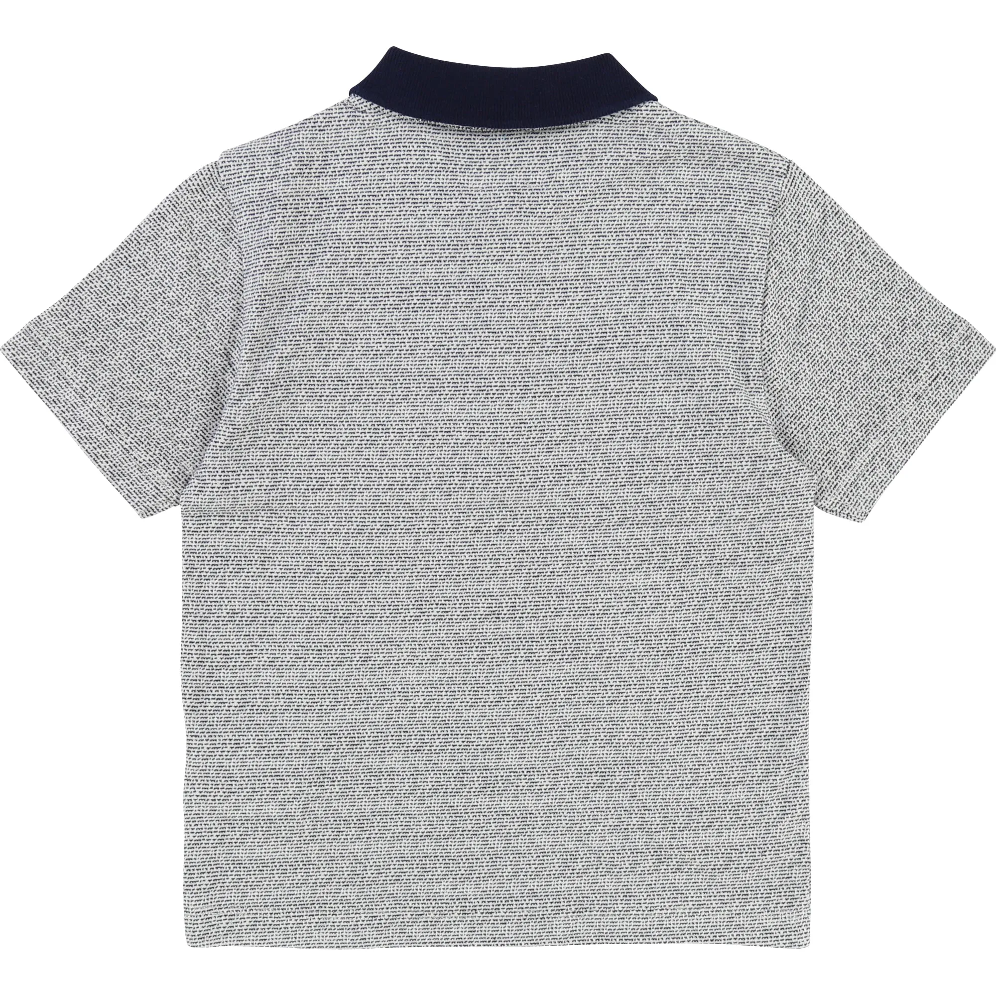 Boys Navy & Grey Polo Shirt