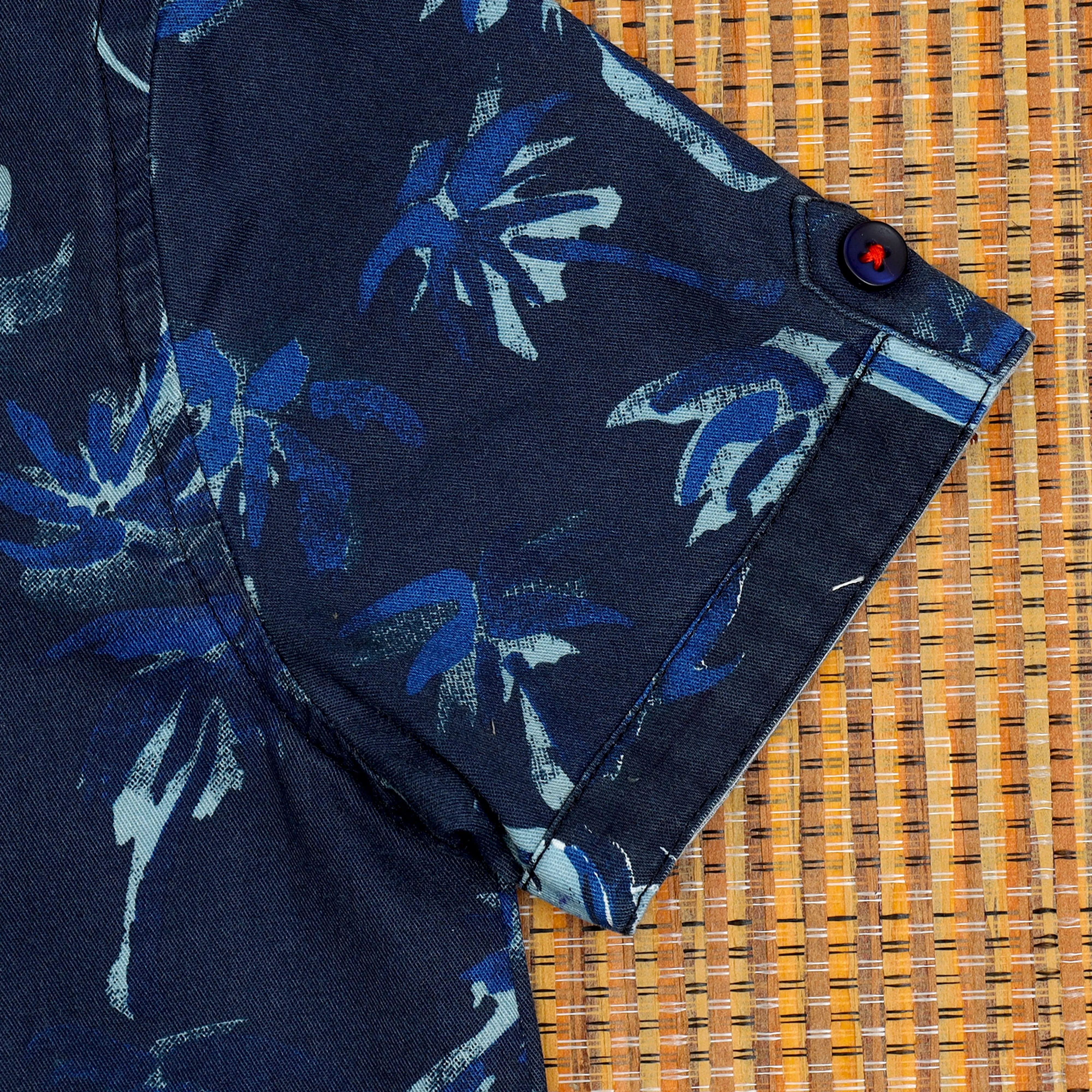 Boys Printed Shirt Solidate Blue