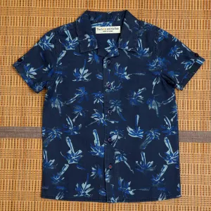 Boys Printed Shirt Solidate Blue