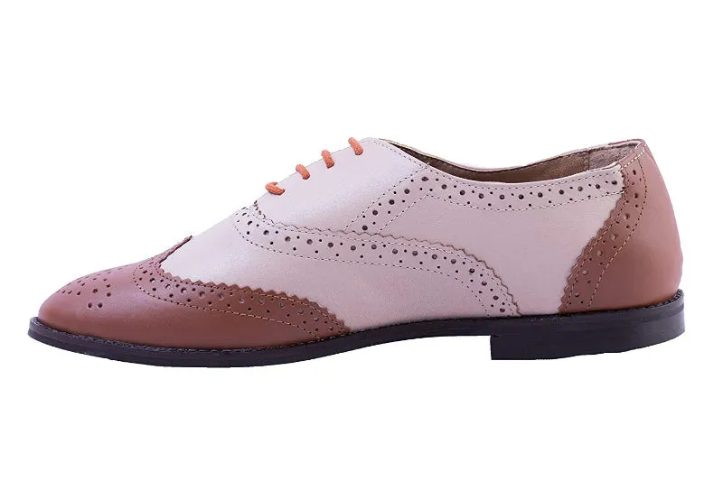 Brogue Brown with Ivory