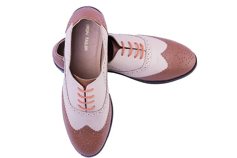 Brogue Brown with Ivory