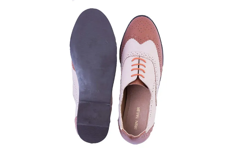 Brogue Brown with Ivory