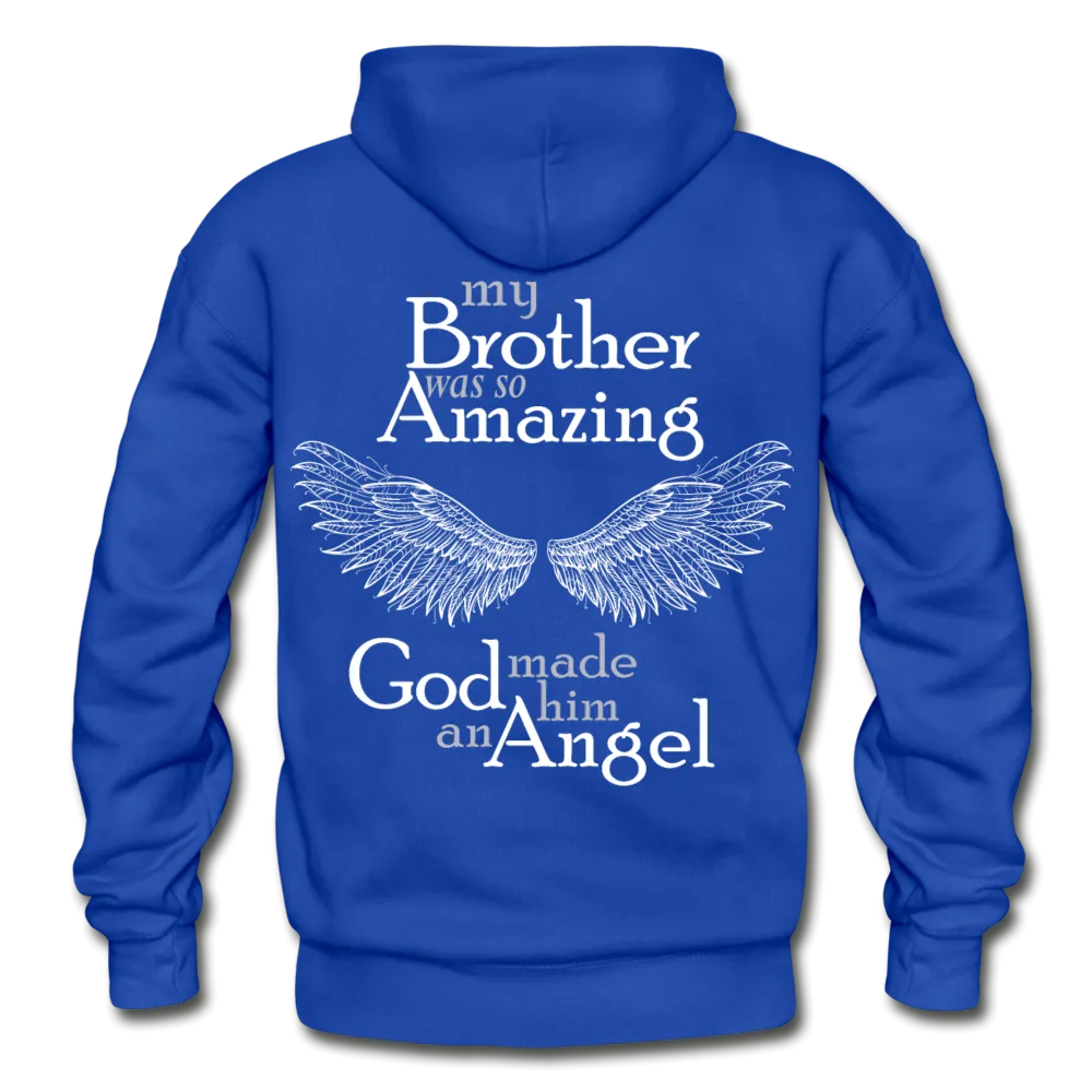 Brother Amazing Angel Sister of an Angel Gildan Heavy Blend Adult Hoodie