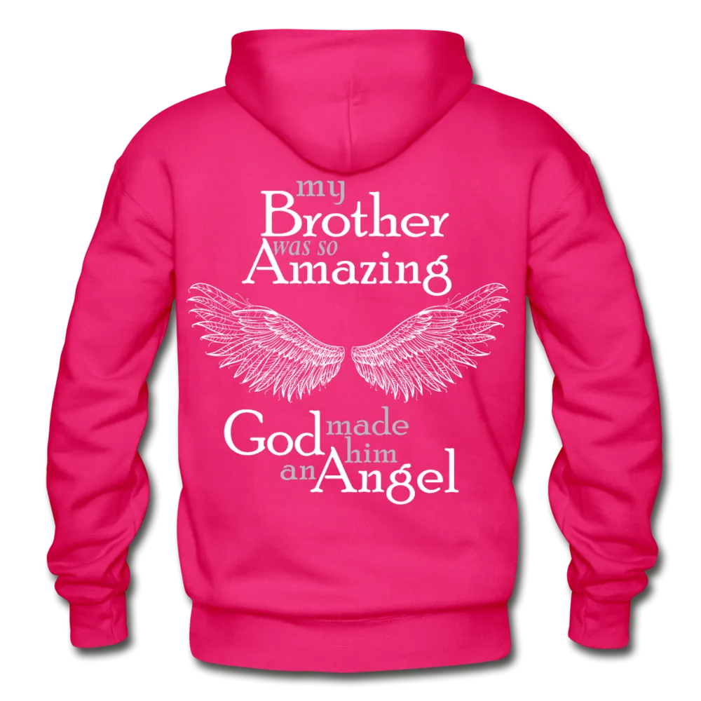 Brother Amazing Angel Sister of an Angel Gildan Heavy Blend Adult Hoodie