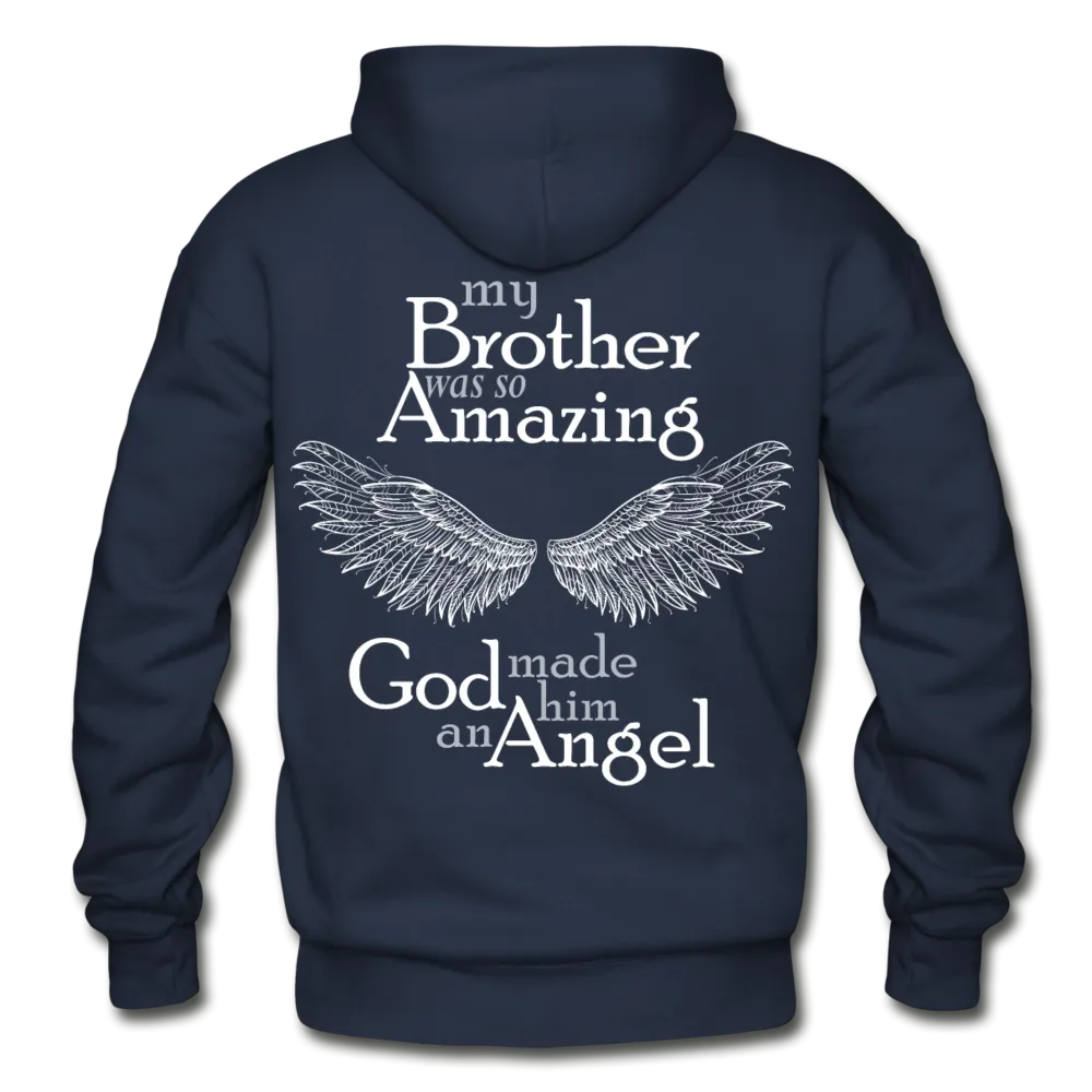Brother Amazing Angel Sister of an Angel Gildan Heavy Blend Adult Hoodie