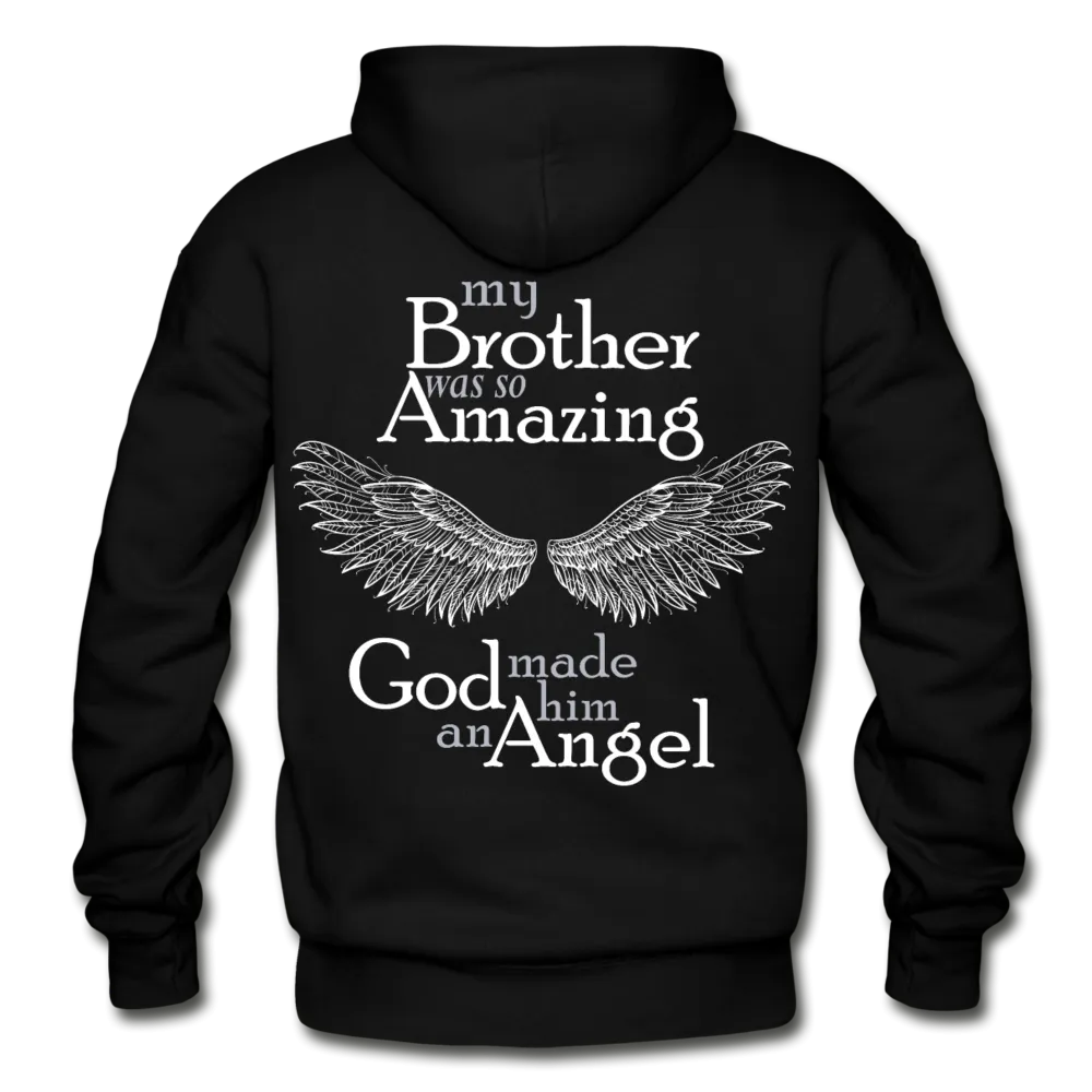 Brother Amazing Angel Sister of an Angel Gildan Heavy Blend Adult Hoodie