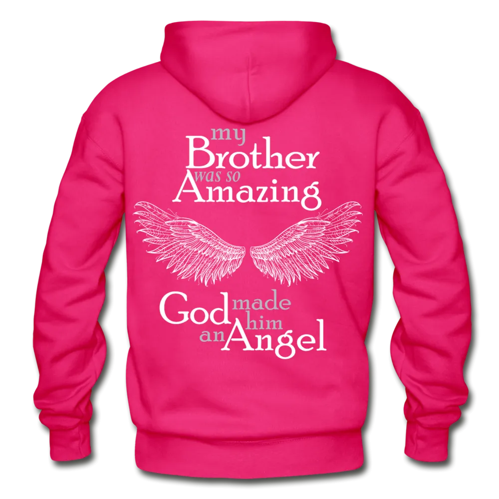 Brother Amazing Angel Sister of an Angel Gildan Heavy Blend Adult Hoodie