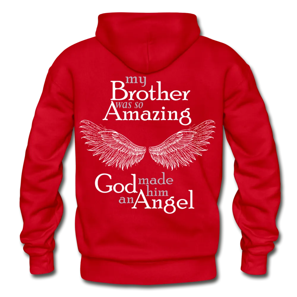 Brother Amazing Angel Sister of an Angel Gildan Heavy Blend Adult Hoodie