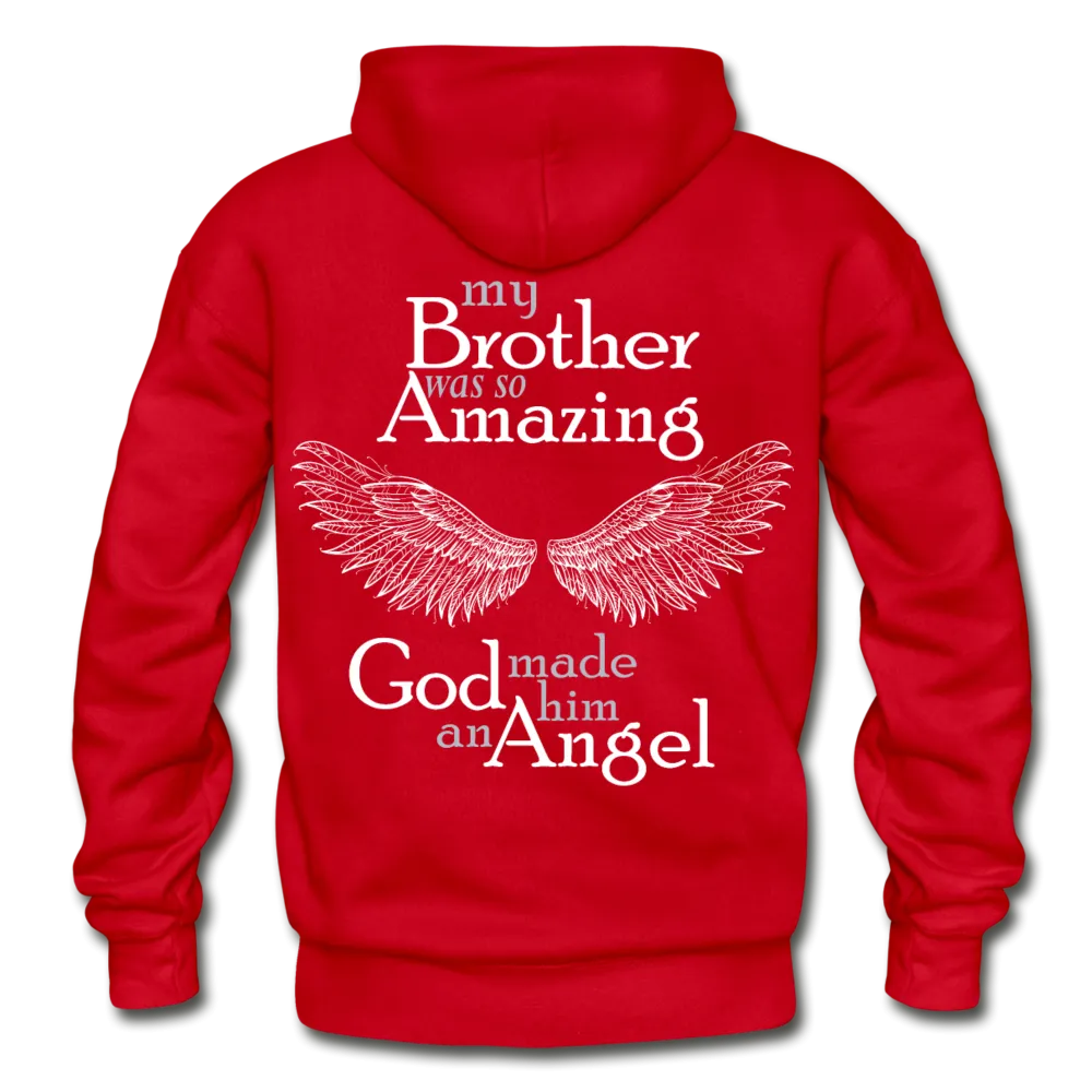 Brother Amazing Angel Sister of an Angel Gildan Heavy Blend Adult Hoodie