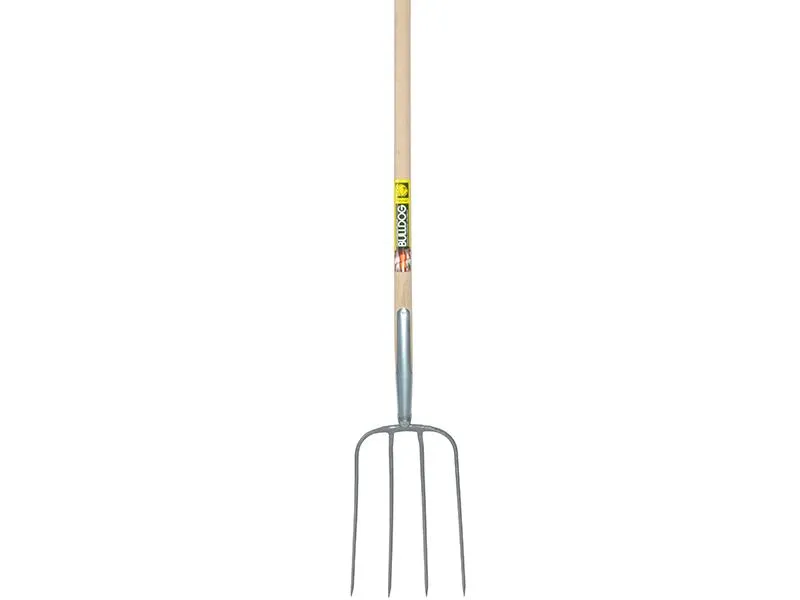 Bulldog Manure Fork 4 Prong 1200Mm (48In) Handle