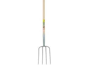 Bulldog Manure Fork 4 Prong 1200Mm (48In) Handle