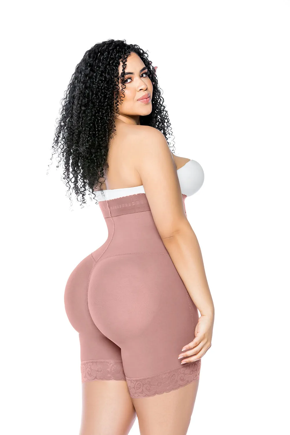 Butt Lifter Belly Control Panties Crotch With Zipper Lace Shapewear