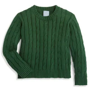 Cableknit Pullover -- Hunter