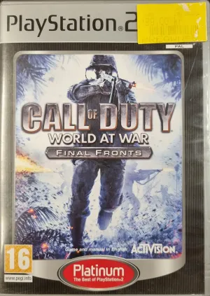 Call of Duty World at War - Final Fronts (platinum edition)