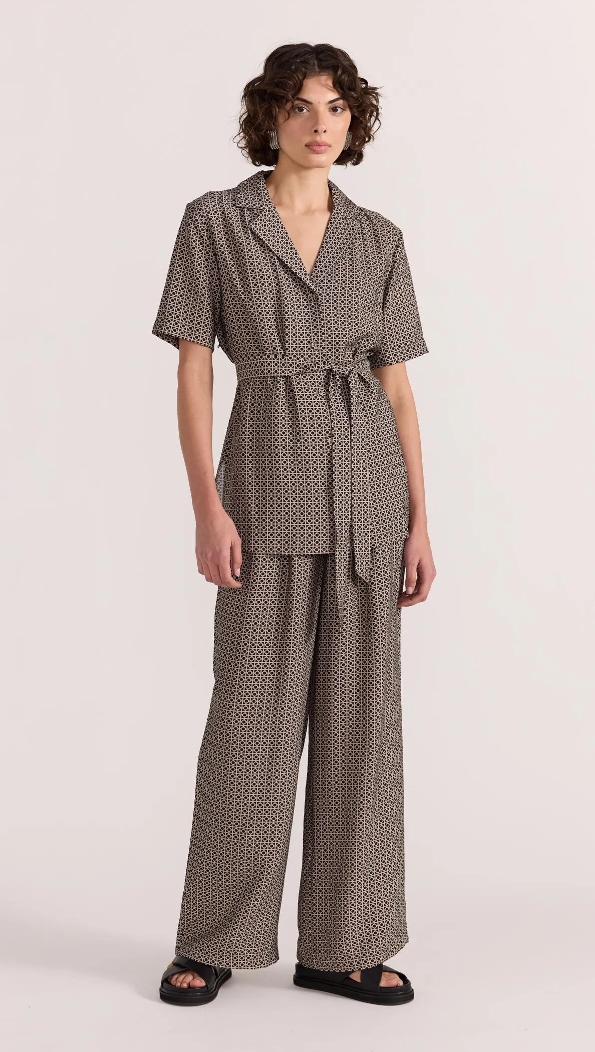 Calla Tie Waist Shirt