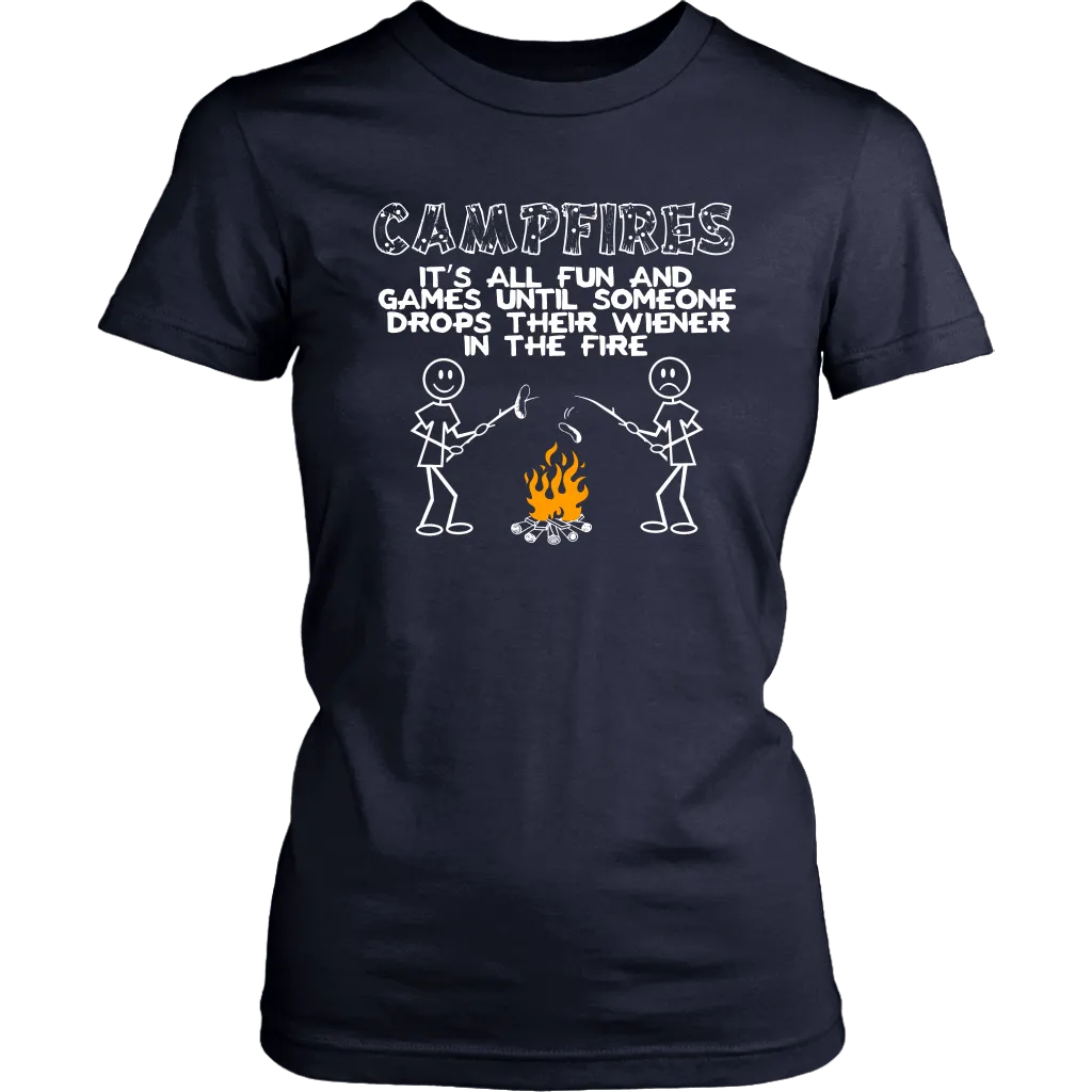Campfires - It's All Fun And Games Until Someone Loses A Wiener In The Fire