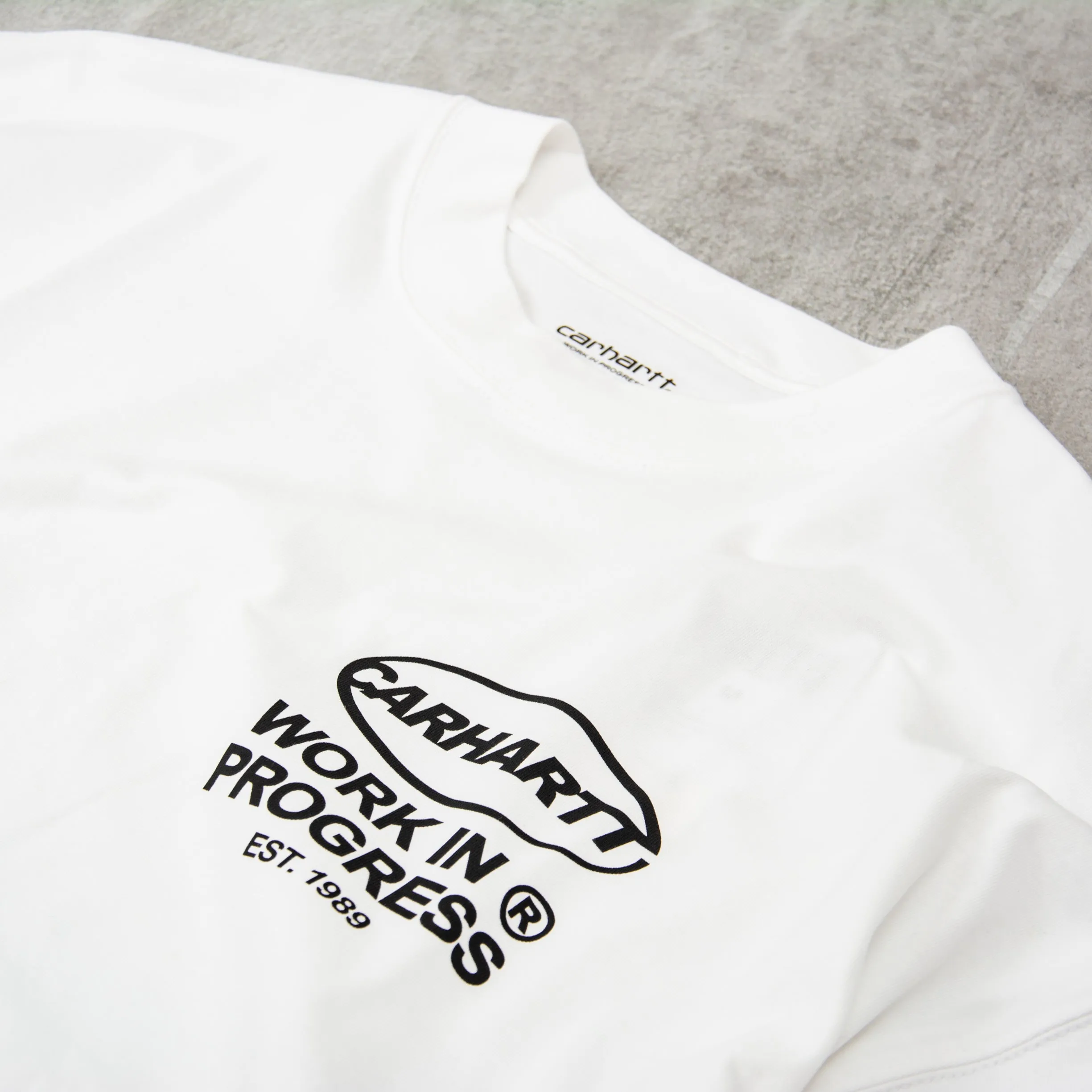 Carhartt WIP Body of Work Tee - White / Black