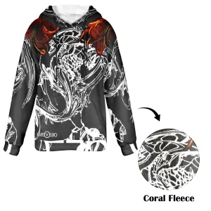 Chasing The Dragon Women's Flannel Hoodie v3