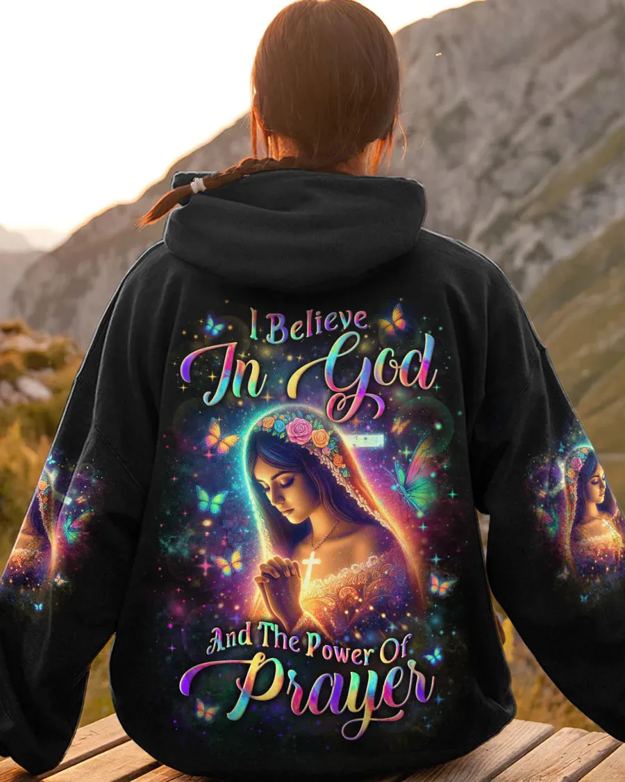 Christianartbag 3D T-Shirt For Women, I Believe In God Women's All Over Print Shirt, Christian Shirt, Faithful Fashion, 3D Printed Shirts for Christian Women, CABDS01221223