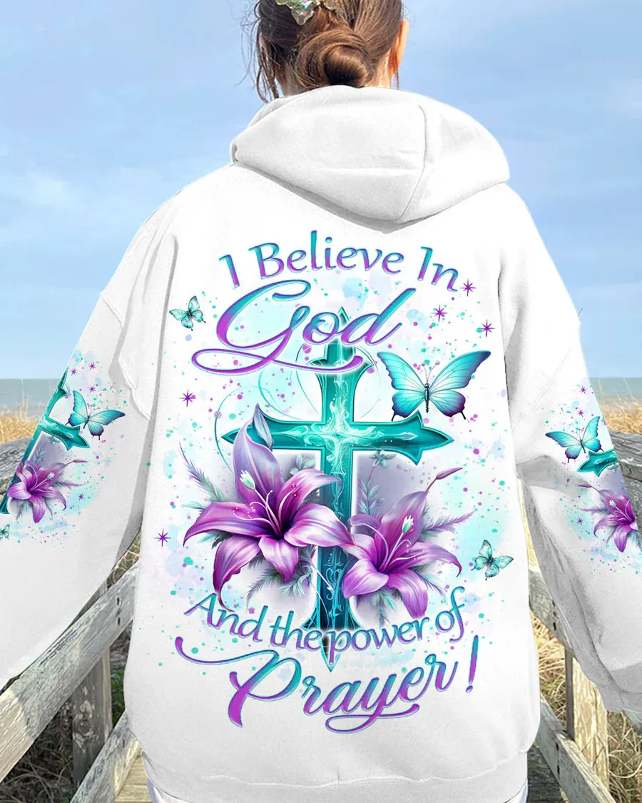 Christianartbag 3D T-Shirt For Women, I Believe In God Women's All Over Print Shirt, Christian Shirt, Faithful Fashion, 3D Printed Shirts for Christian Women, CABDS01261223