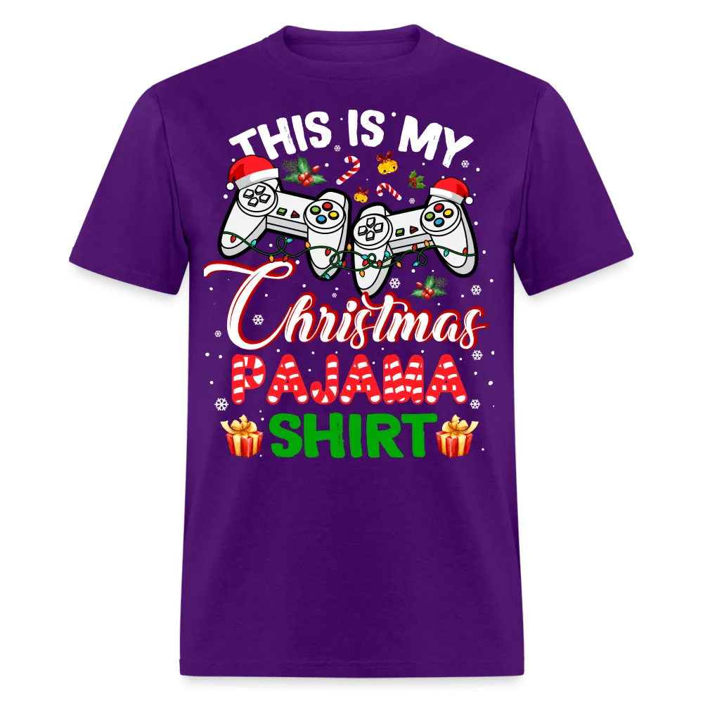 Christmas - Gamer This Is My Gamer Christmas Pajama - Family Shirts Men, Woman Christmas T Shirts