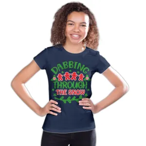Christmas Meme Dabbing Gingerbread Men Snow Lol Xmas Sparkle Youth T-Shirt