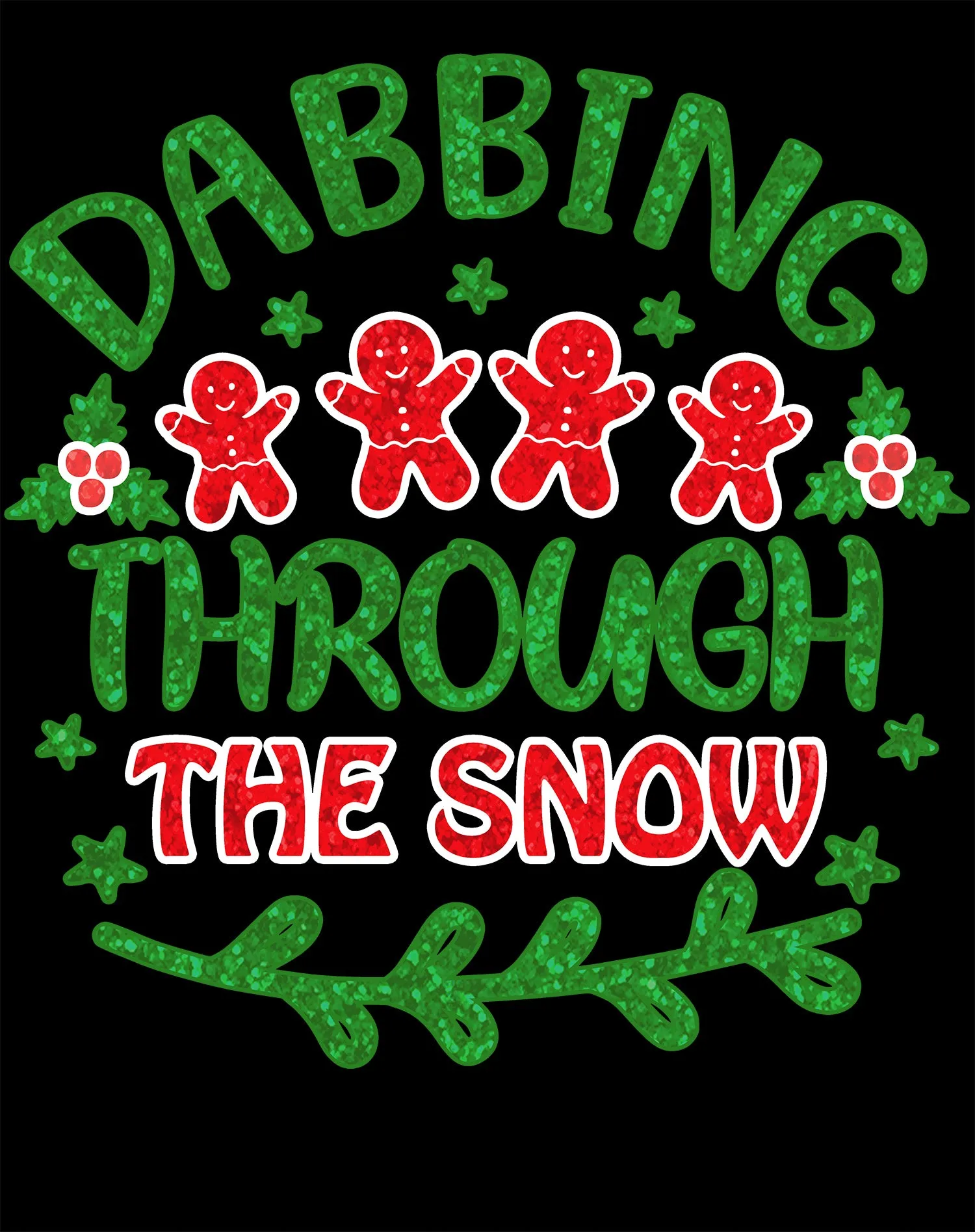 Christmas Meme Dabbing Gingerbread Men Snow Lol Xmas Sparkle Youth T-Shirt