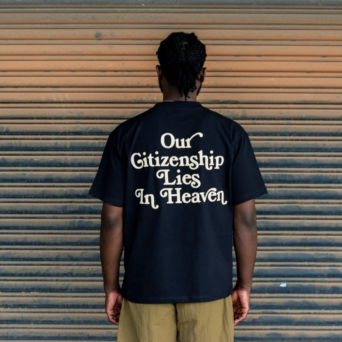 Citizenship Logo Tee-Black