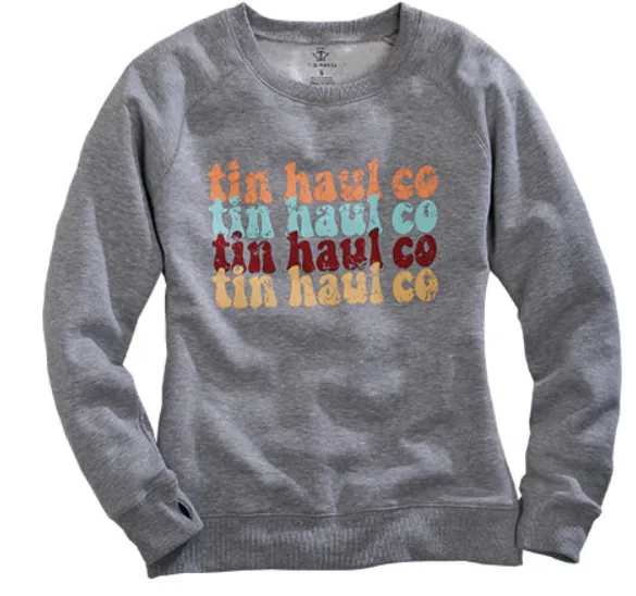 CL10-098-0300-0753 Ladies Tin Haul Crew Neck Sweater