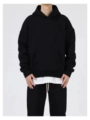 Classic-fit Hoodie with Front Pocket