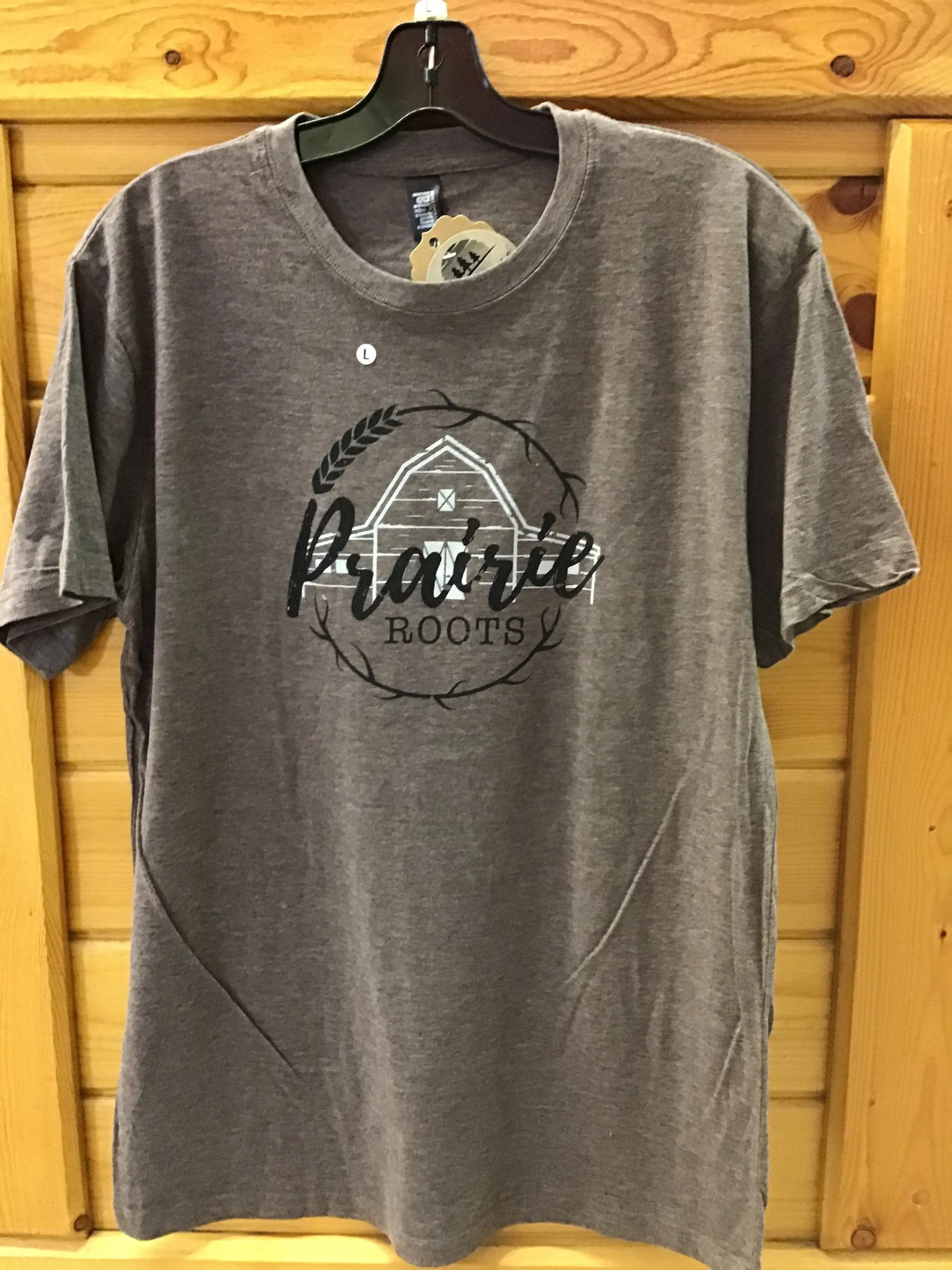 CLPrairieRootsTee-M-HthBrn Mens Prairie Roots Tee