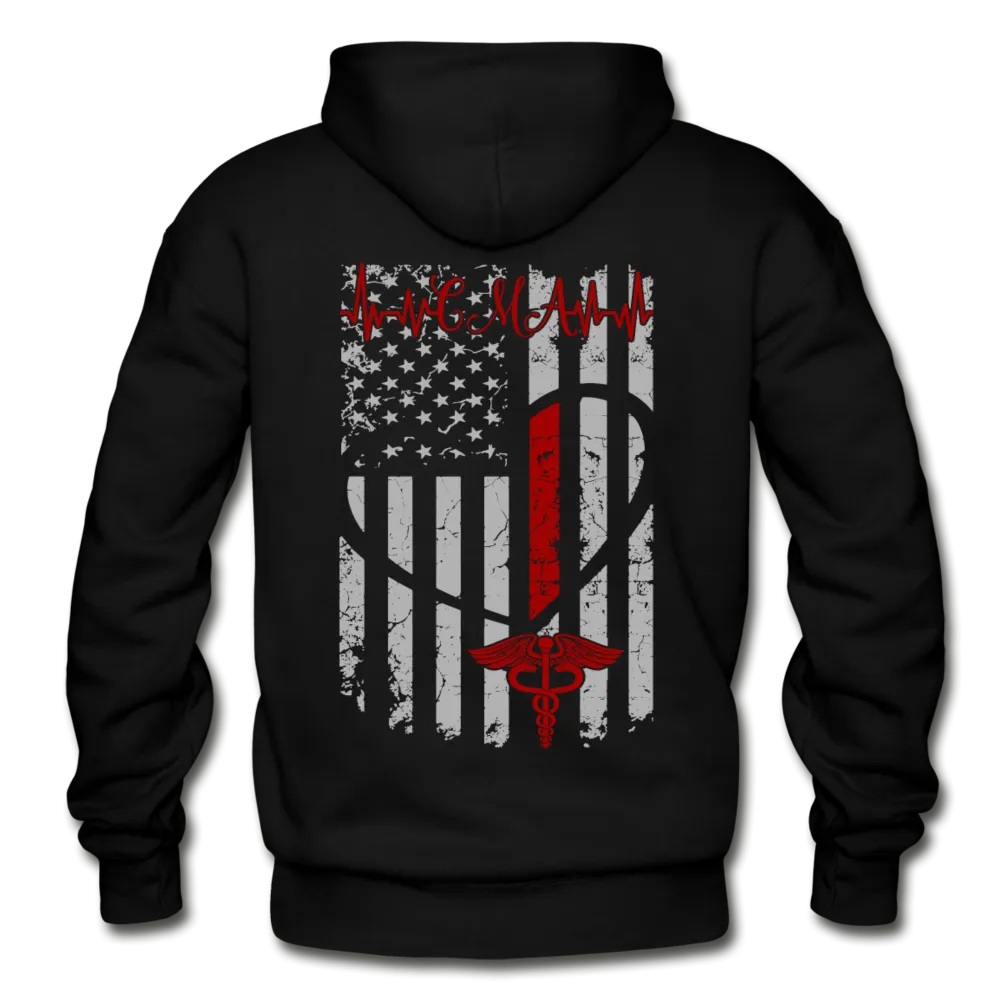 CMA Flag Red Gildan Heavy Blend Adult Hoodie