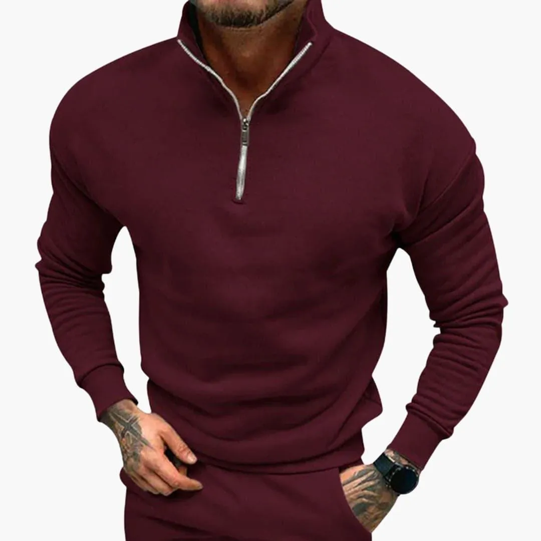 Comfortable Half-Zip Sweater for Men