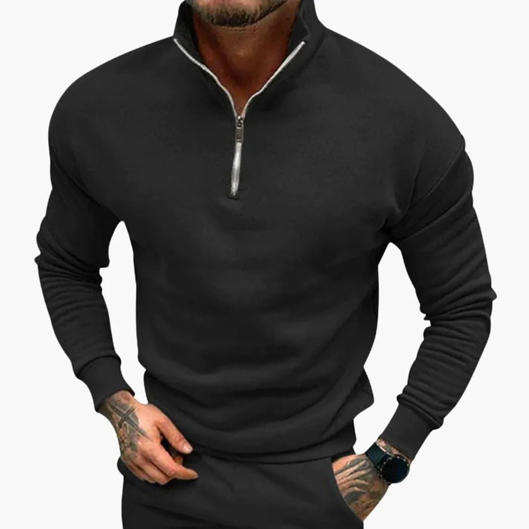 Comfortable Half-Zip Sweater for Men