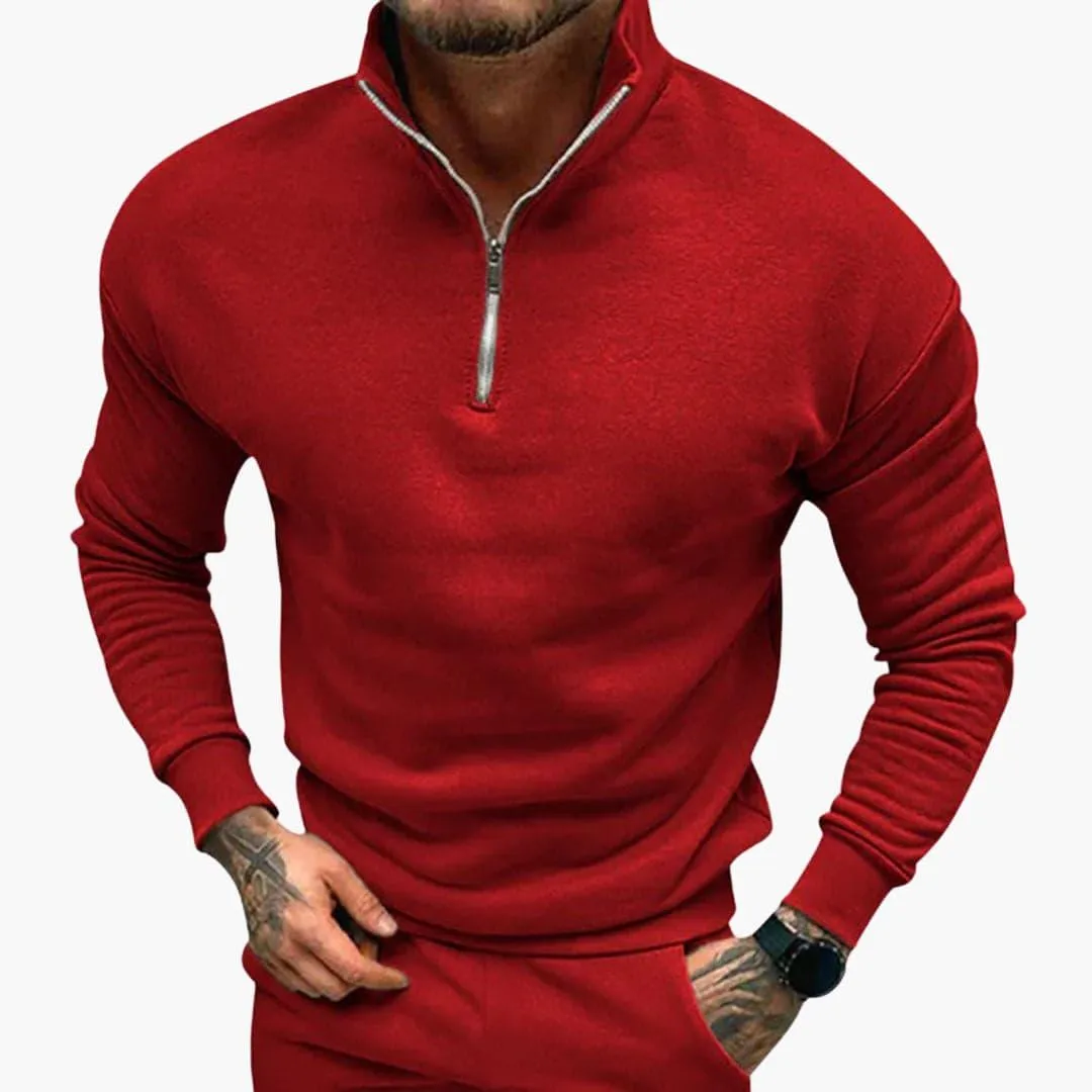 Comfortable Half-Zip Sweater for Men