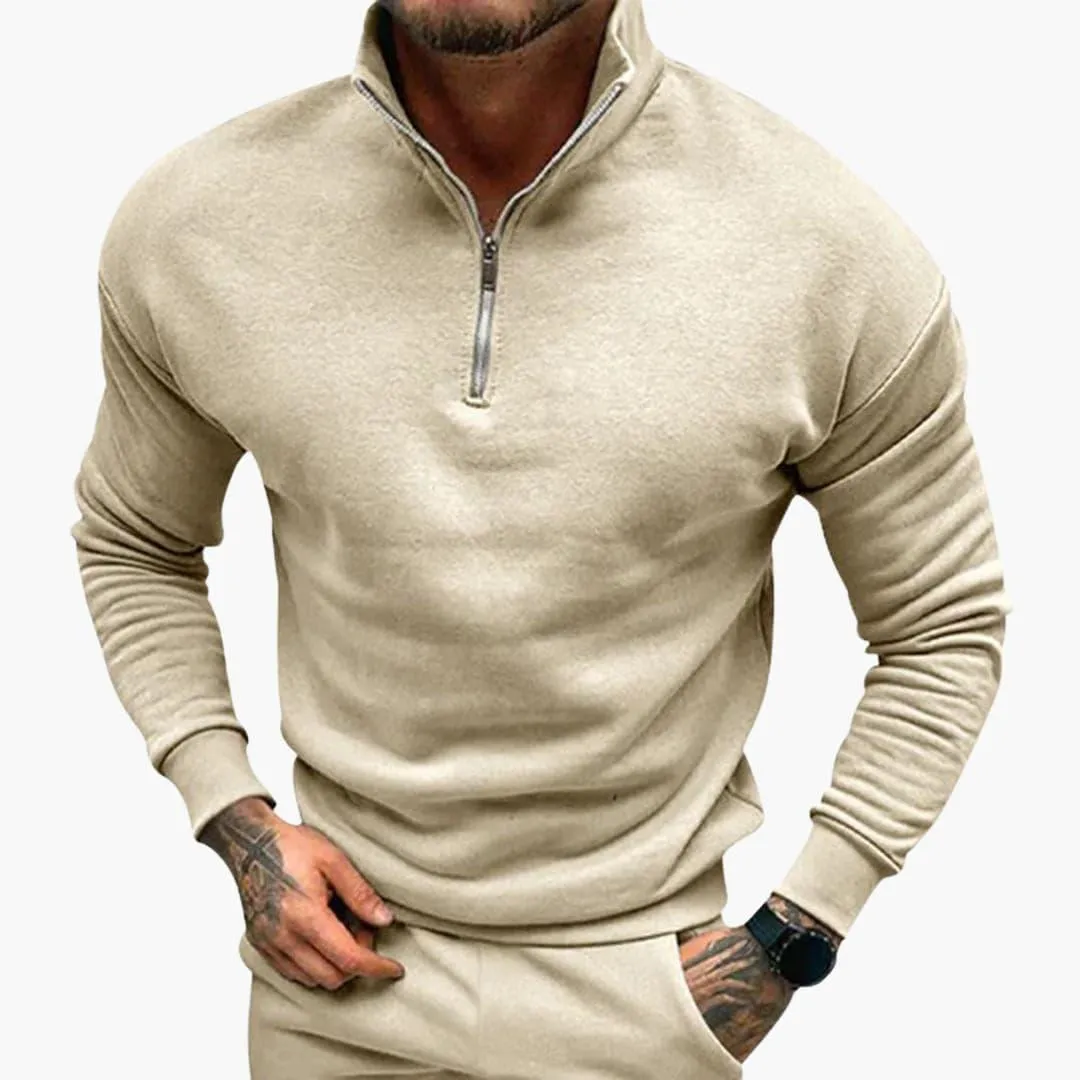 Comfortable Half-Zip Sweater for Men