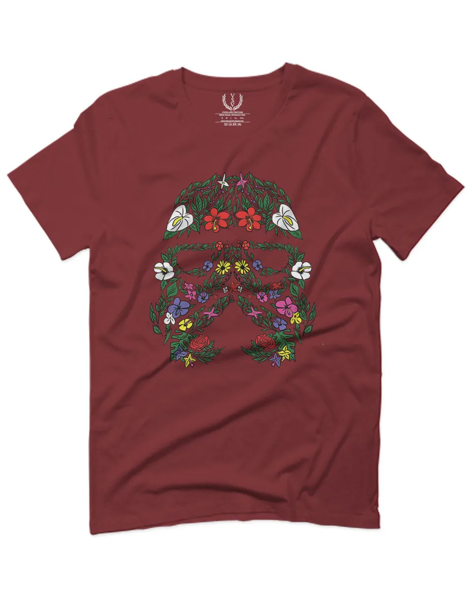 Cool Graphic Floral Tropical Flowers Stormtrooper Street wear Good Vibe For men T Shirt