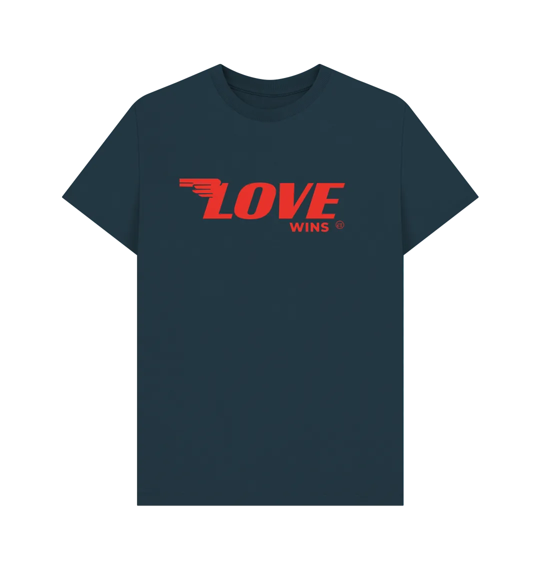 (Copy) Love Wings . 100% organic. White, mustard, navy , black , denim blue & grey.  Free UK postage