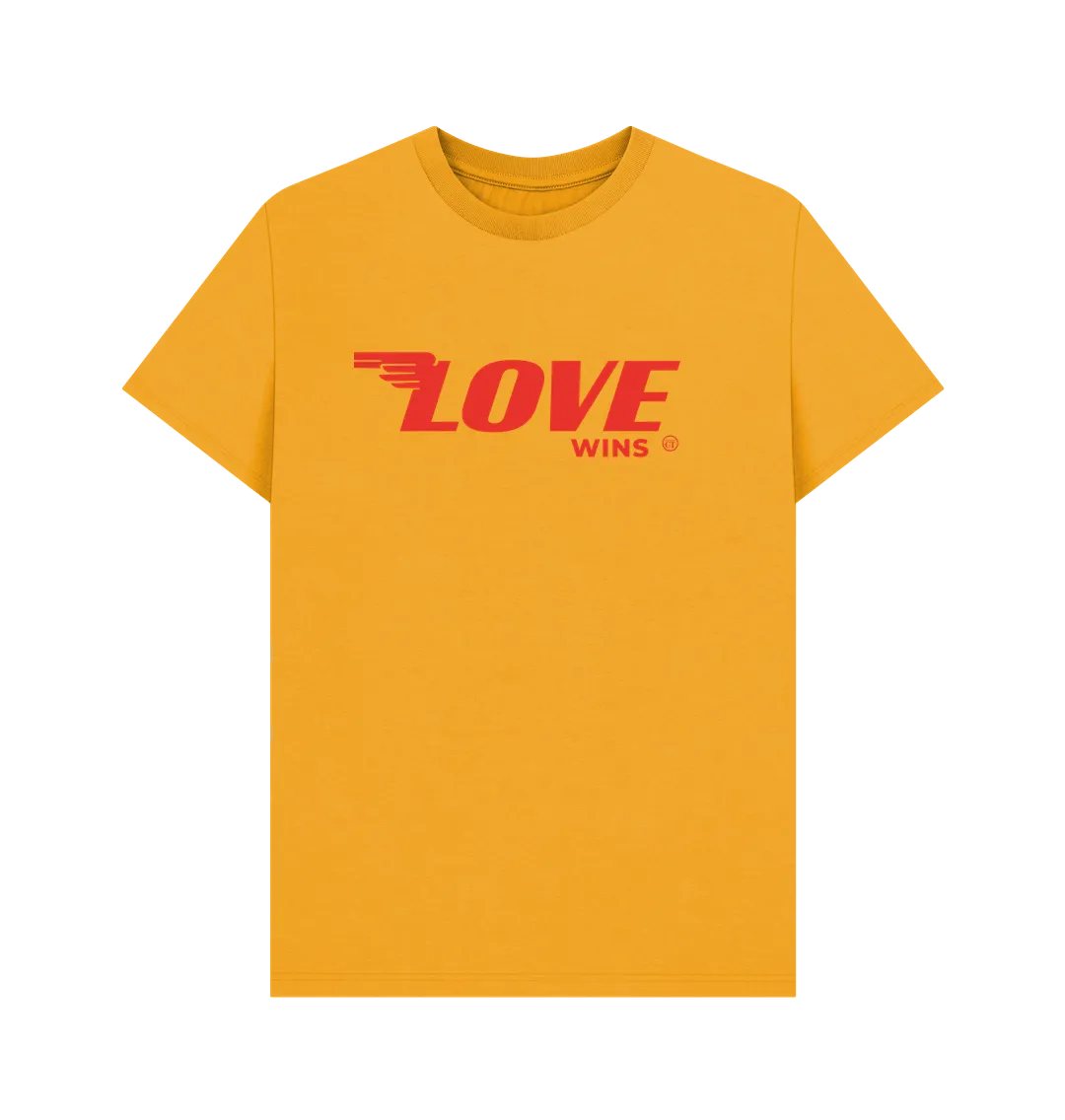 (Copy) Love Wings . 100% organic. White, mustard, navy , black , denim blue & grey.  Free UK postage
