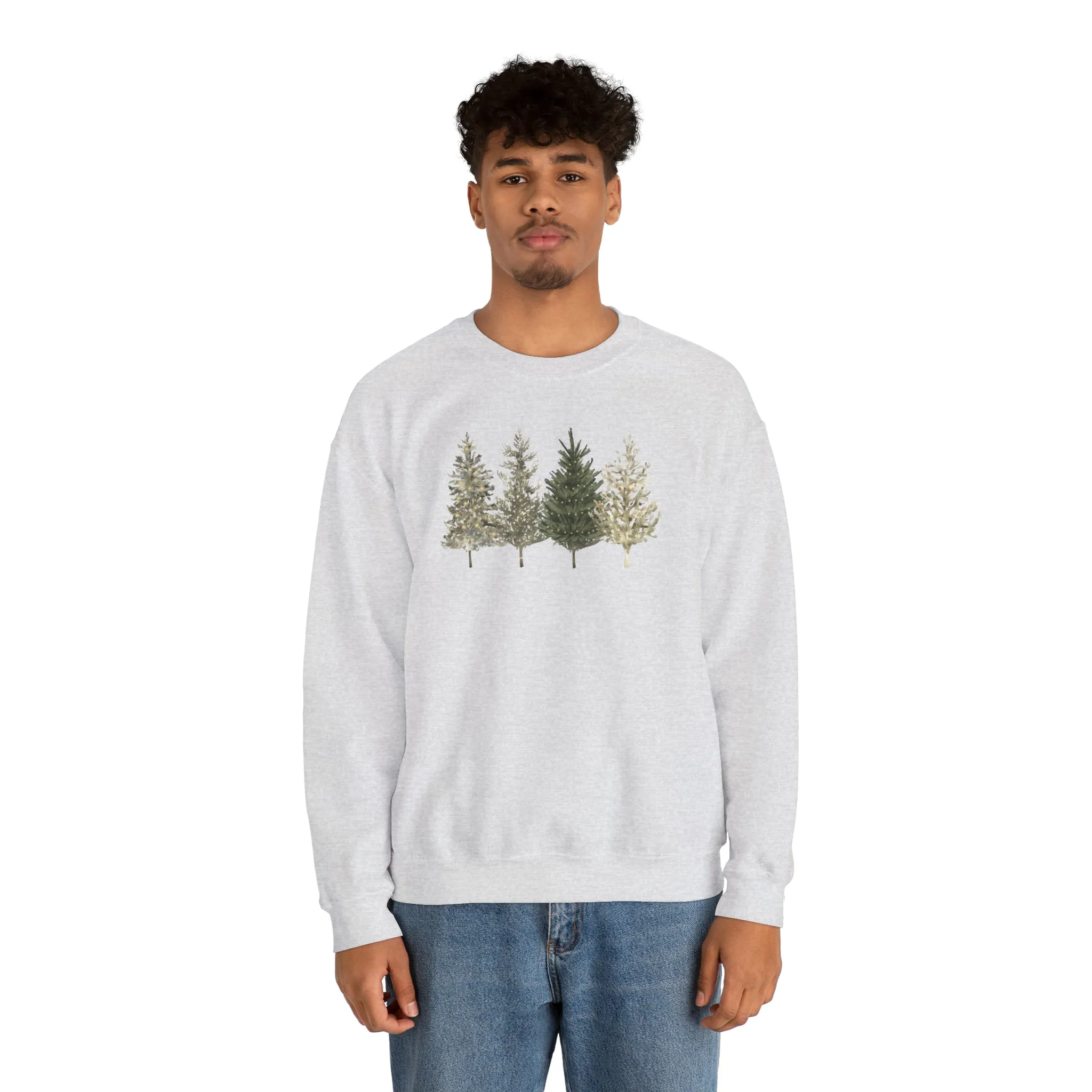 Copy of Christmas Tree Sweatshirt, Christmas Tree Crewneck, Cozy Winter Sweater, Christmas Tree Subtle Holiday Sweatshirt