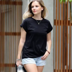 Cotton Crewneck Short Sleeve Tee