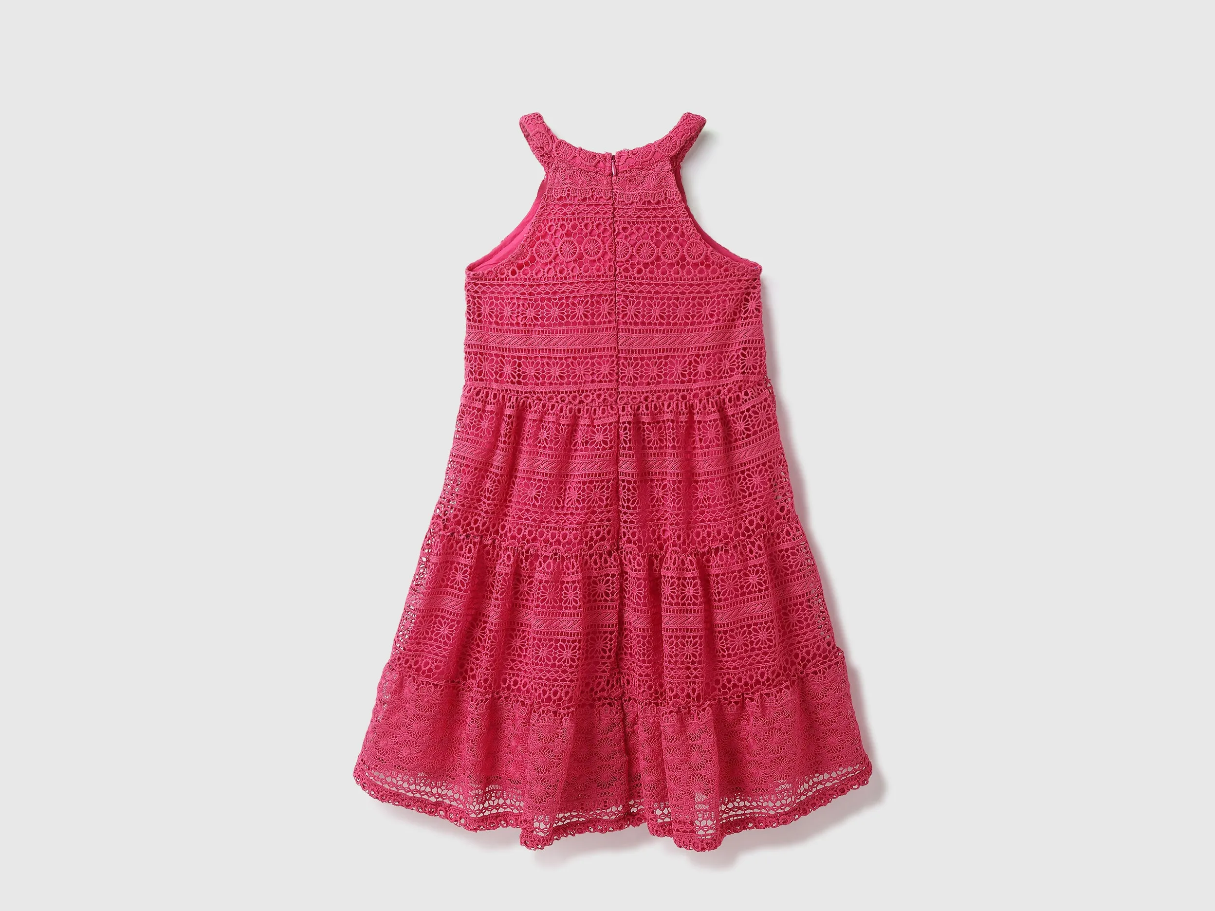 Cotton Embroidery Halter Neck Girls Dresses