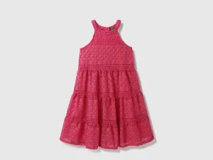 Cotton Embroidery Halter Neck Girls Dresses