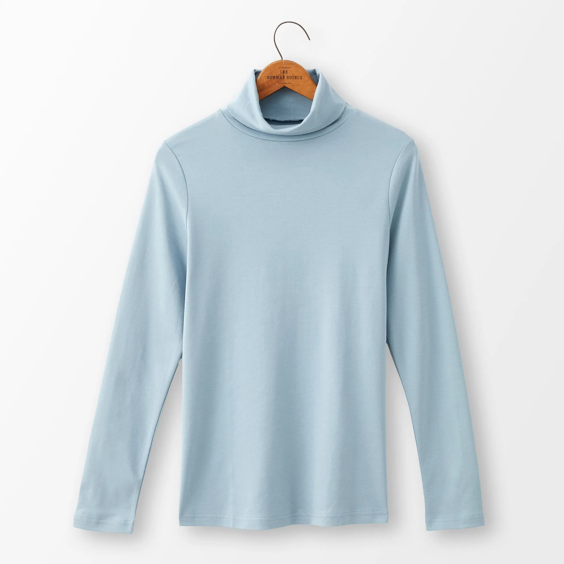 Cotton Jersey Turtleneck