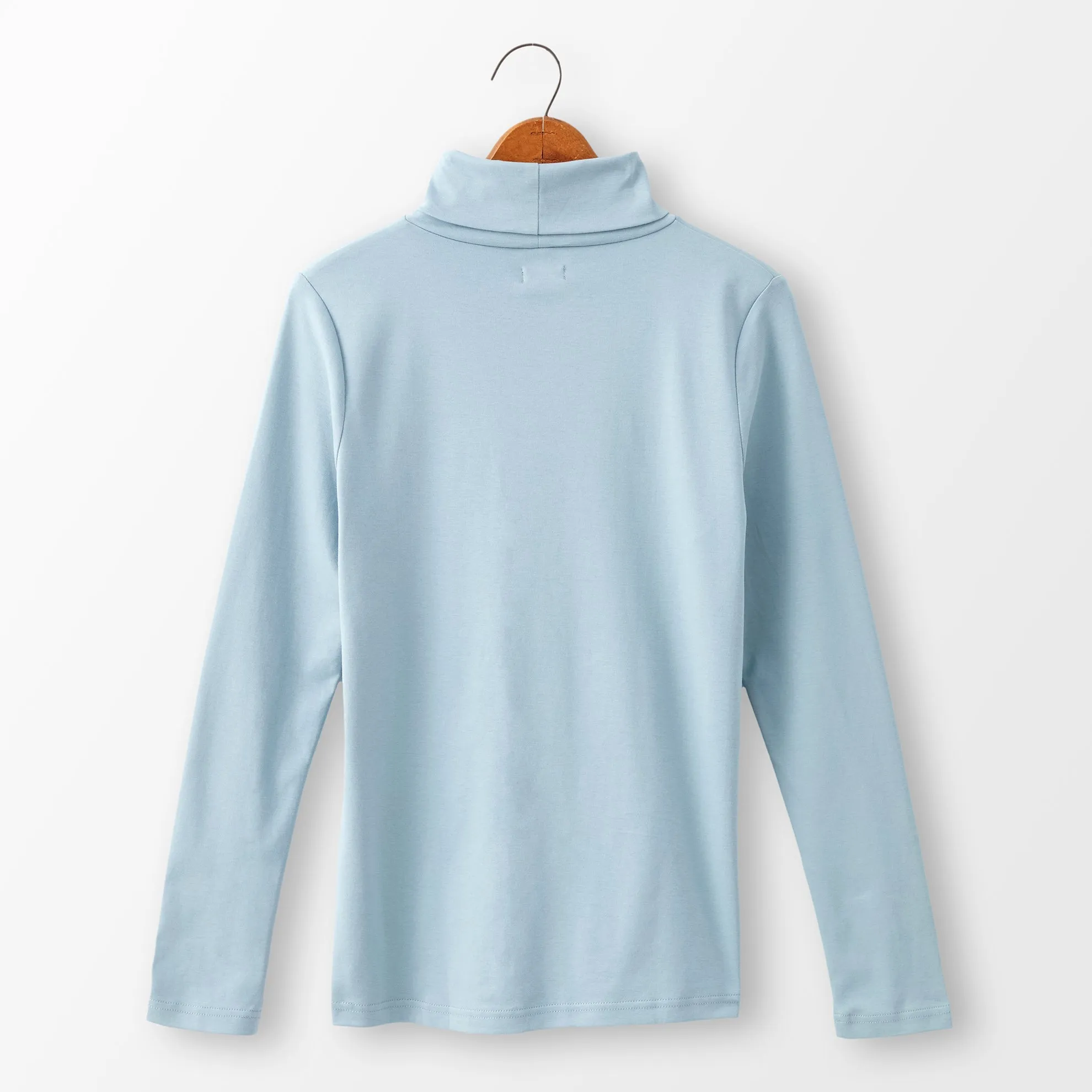 Cotton Jersey Turtleneck