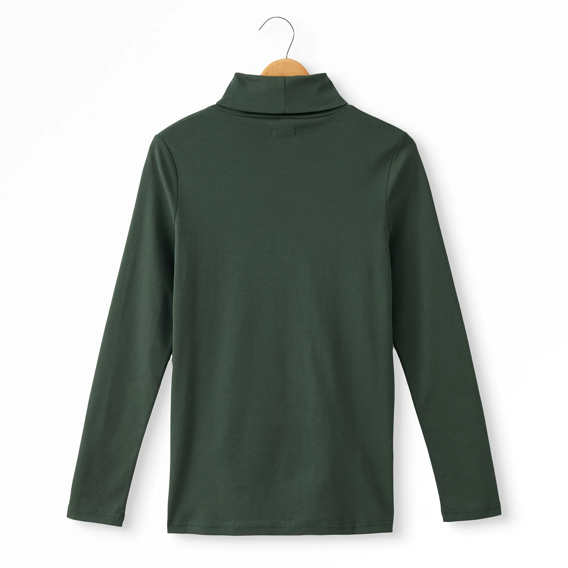 Cotton Jersey Turtleneck