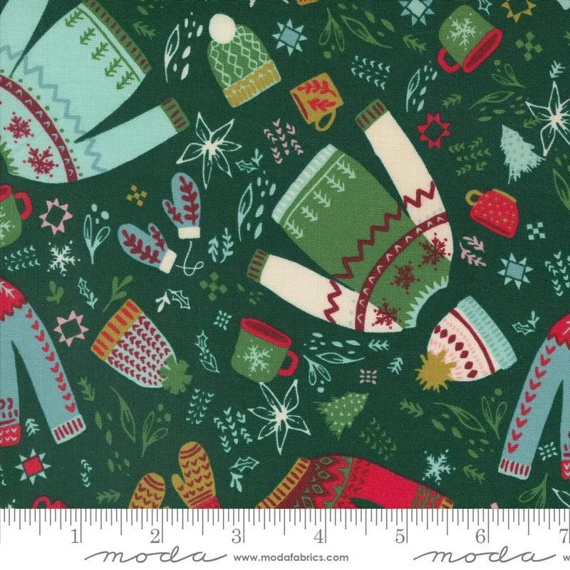 Cozy Wonderland by Moda Fabrics COZY SWEATERS/PINE