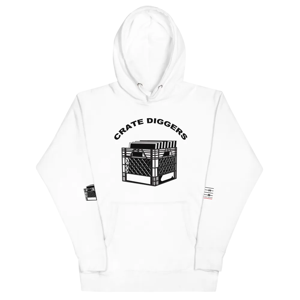 Crate Diggers (Light) Unisex Hoodie